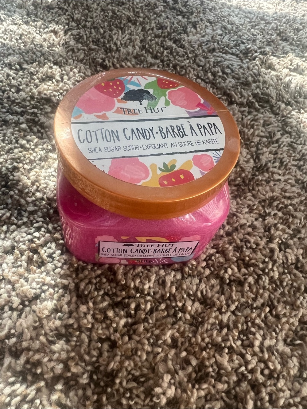 Cotton Candy Shea Sugar Scrub - Pink
